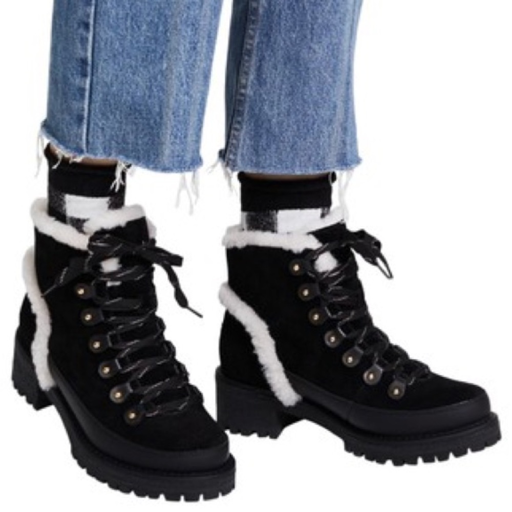 Offers Welcome!! Tory Burch Cooper Shearling Bootie